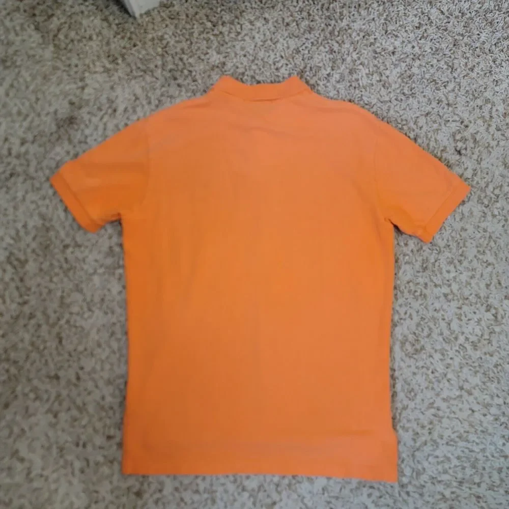 Polo by‎ Ralph Lauren Orange Mens L Short Sleeve Casual Shirt